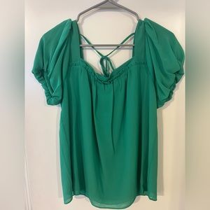 NWT women’s green blouse